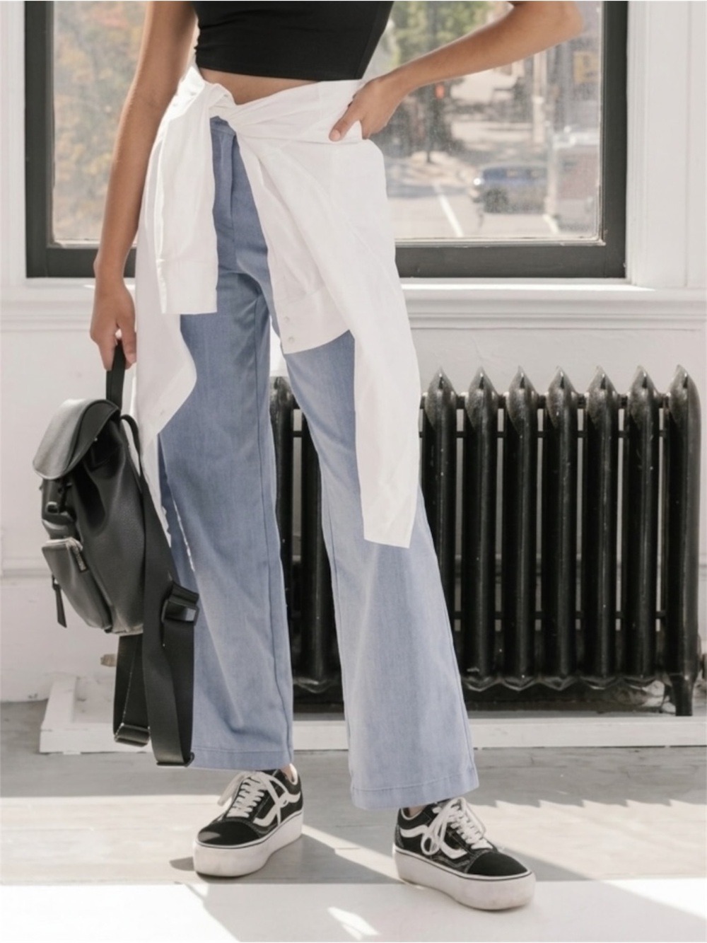 Smash + Tess City Wide Leg Corduroy Pants Brown Size Size Large Pacific Blue NWT